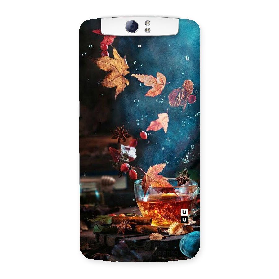 Falling Leaves Tea Back Case for Oppo N1
