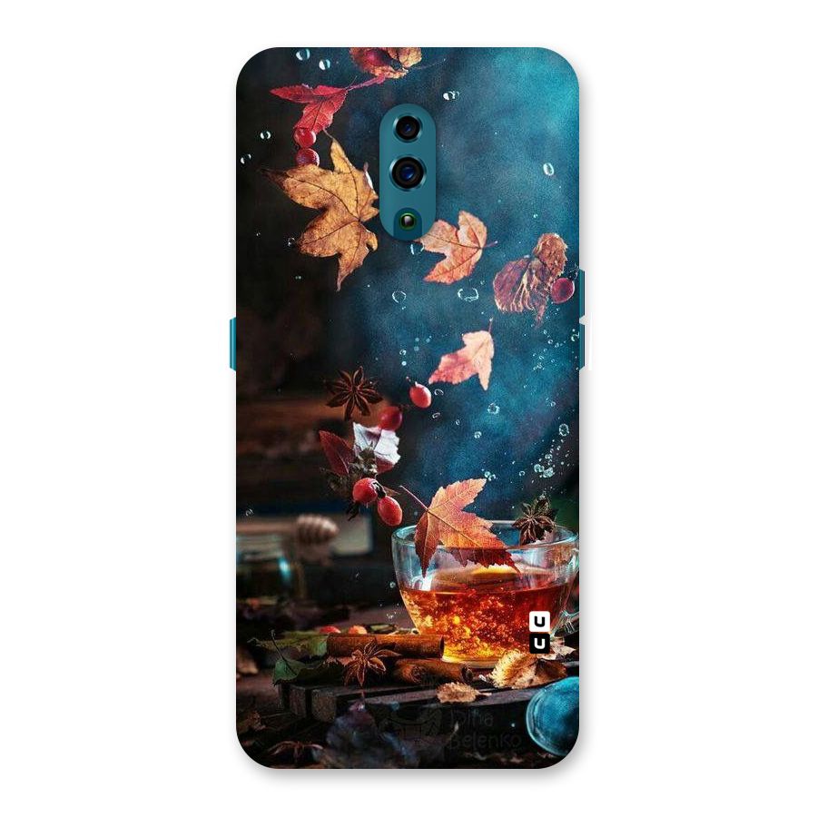 Falling Leaves Tea Back Case for Oppo Reno
