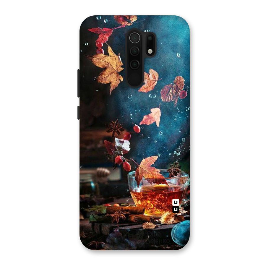 Falling Leaves Tea Back Case for Poco M2