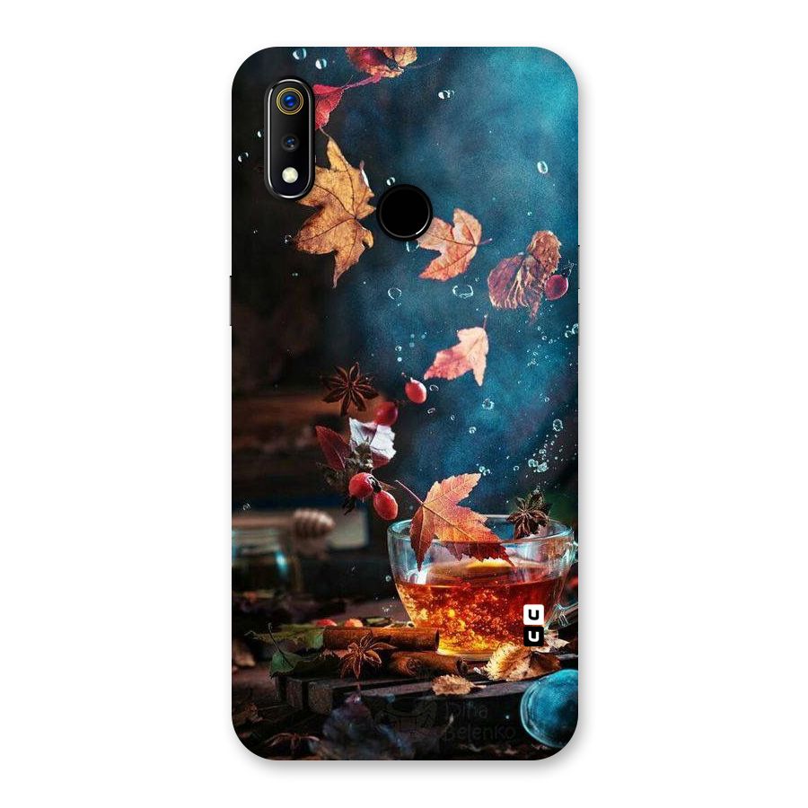 Falling Leaves Tea Back Case for Realme 3