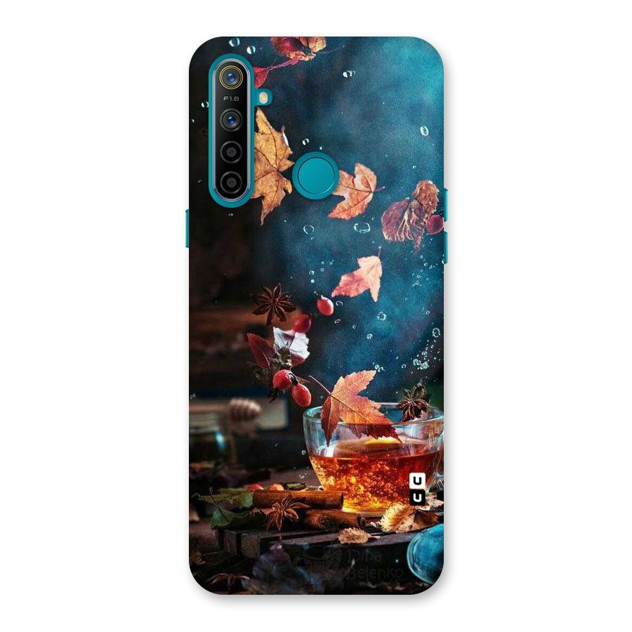 Falling Leaves Tea Back Case for Realme 5i