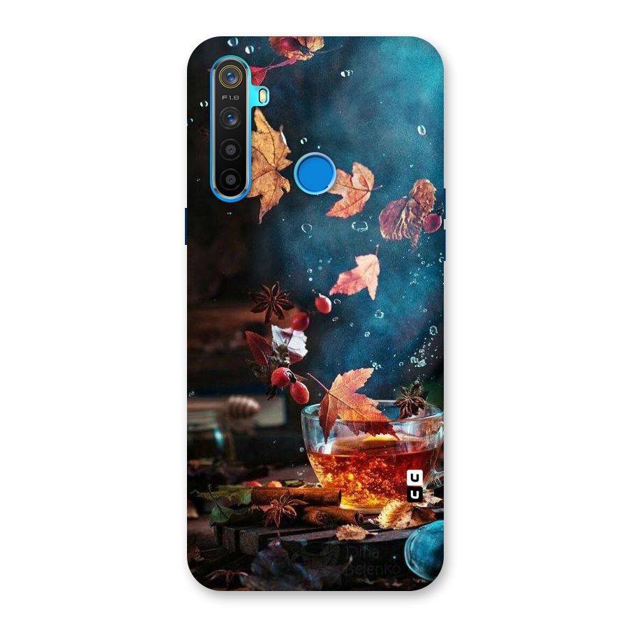 Falling Leaves Tea Back Case for Realme 5s