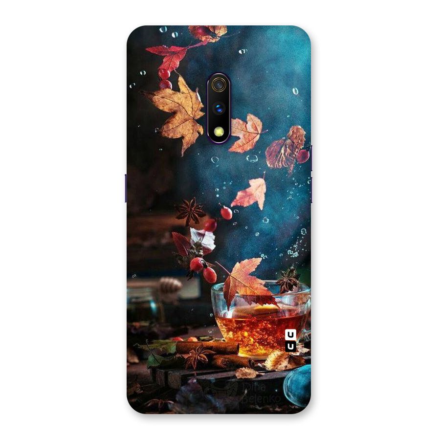 Falling Leaves Tea Back Case for Realme X
