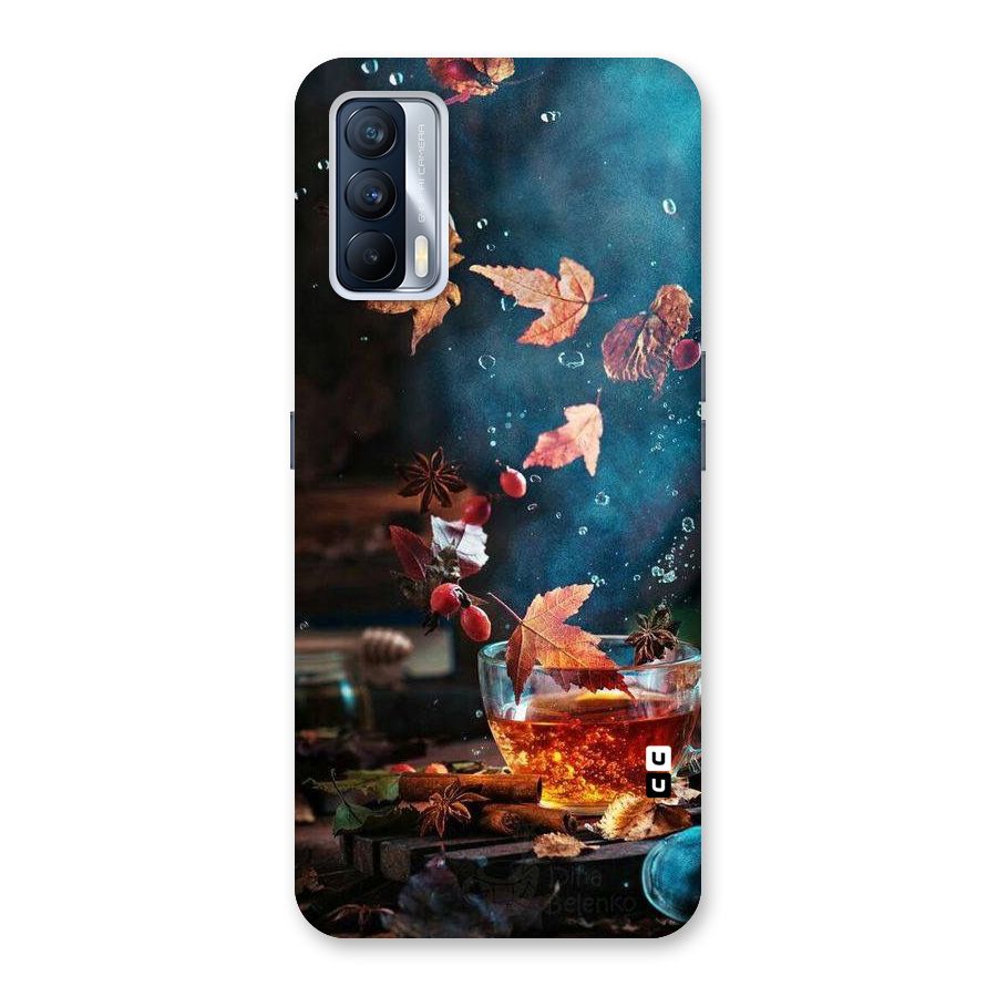 Falling Leaves Tea Back Case for Realme X7