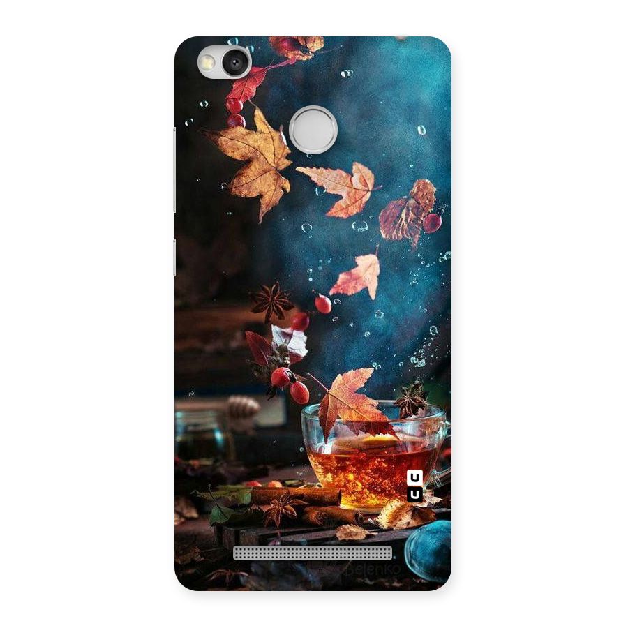 Falling Leaves Tea Back Case for Redmi 3S Prime