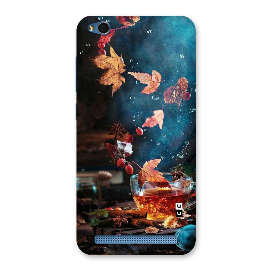 Falling Leaves Tea Back Case for Redmi 5A