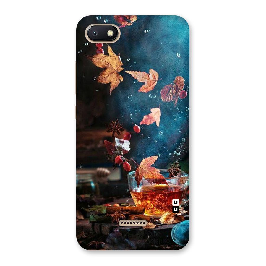 Falling Leaves Tea Back Case for Redmi 6A