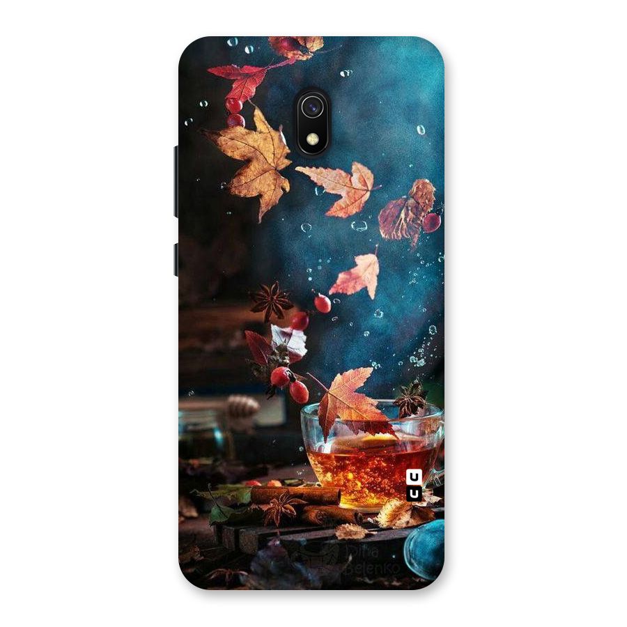Falling Leaves Tea Back Case for Redmi 8A