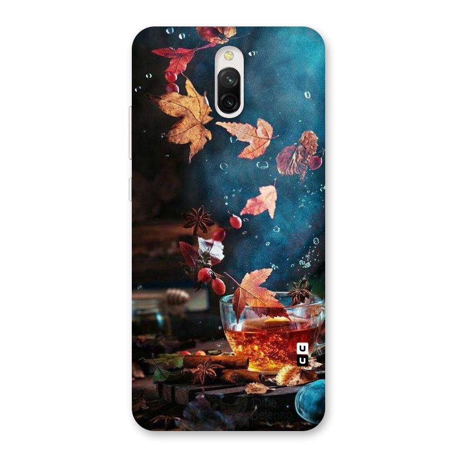 Falling Leaves Tea Back Case for Redmi 8A Dual