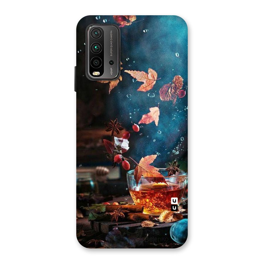 Falling Leaves Tea Back Case for Redmi 9 Power