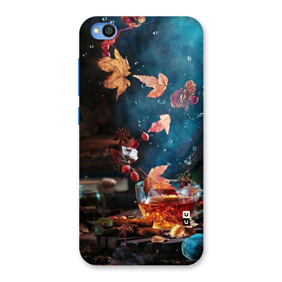 Falling Leaves Tea Back Case for Redmi Go