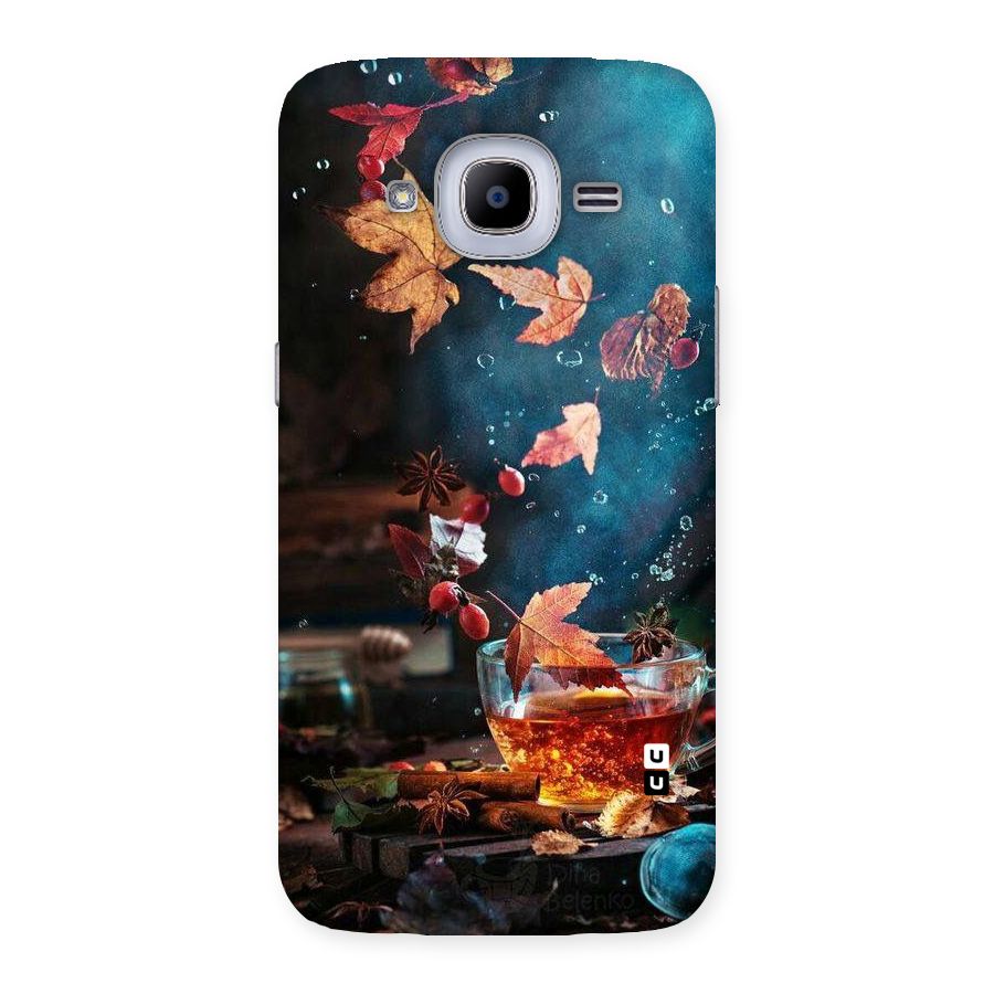 Falling Leaves Tea Back Case for Samsung Galaxy J2 2016