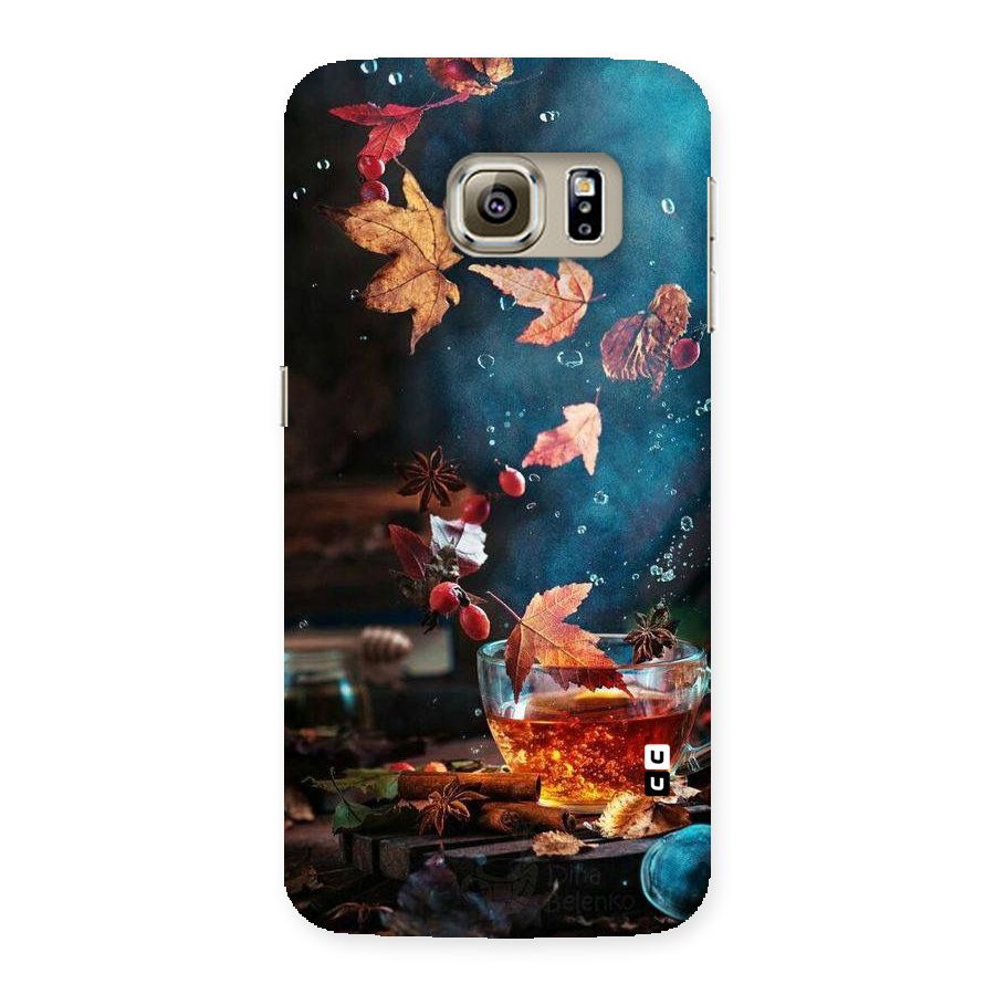 Falling Leaves Tea Back Case for Samsung Galaxy S6 Edge