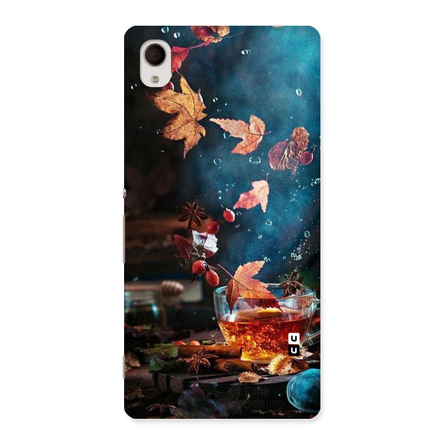 Falling Leaves Tea Back Case for Sony Xperia M4