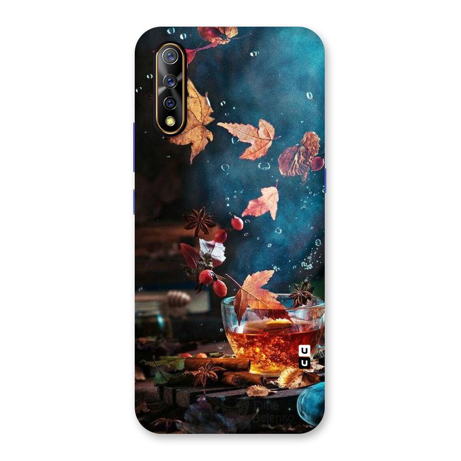 Falling Leaves Tea Back Case for Vivo S1
