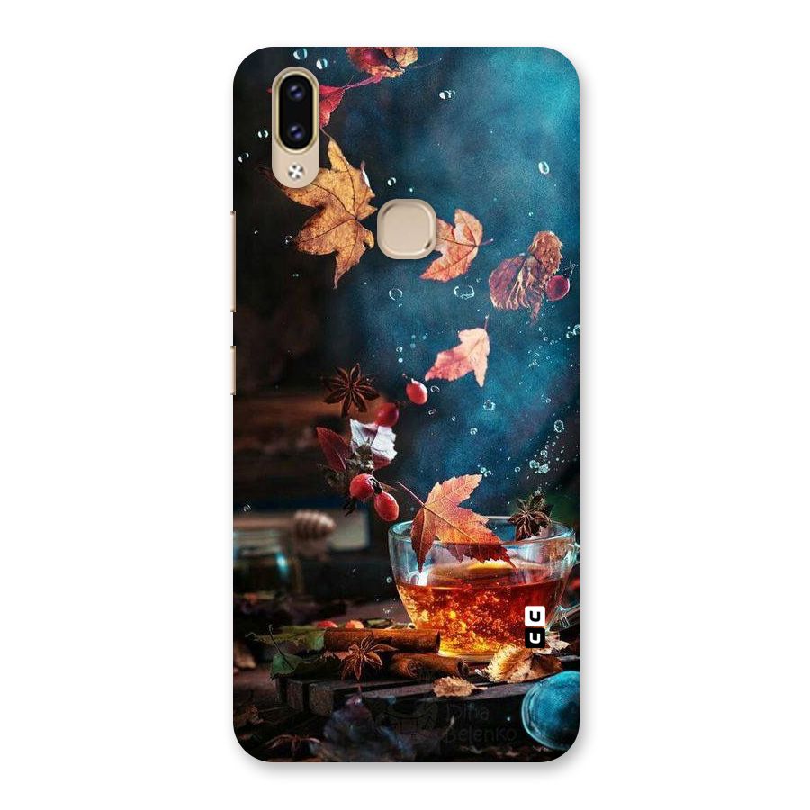 Falling Leaves Tea Back Case for Vivo V9 Youth