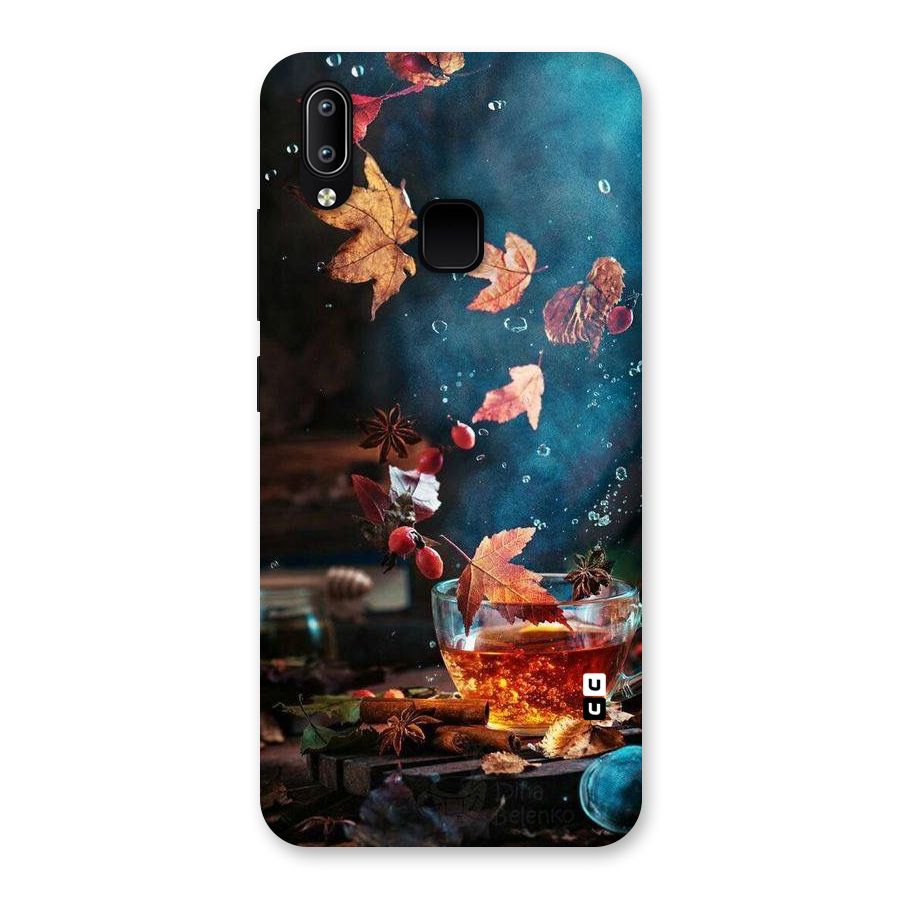 Falling Leaves Tea Back Case for Vivo Y93
