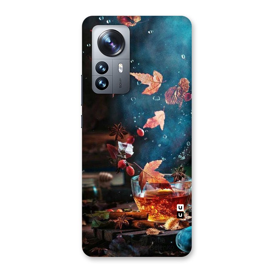 Falling Leaves Tea Back Case for Xiaomi 12 Pro