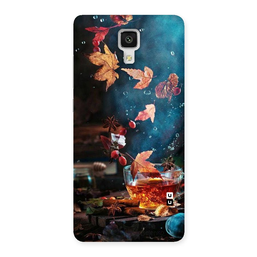 Falling Leaves Tea Back Case for Xiaomi Mi 4