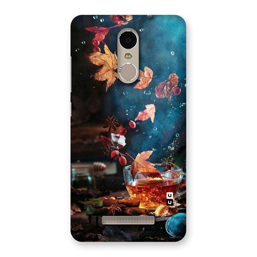Falling Leaves Tea Back Case for Xiaomi Redmi Note 3