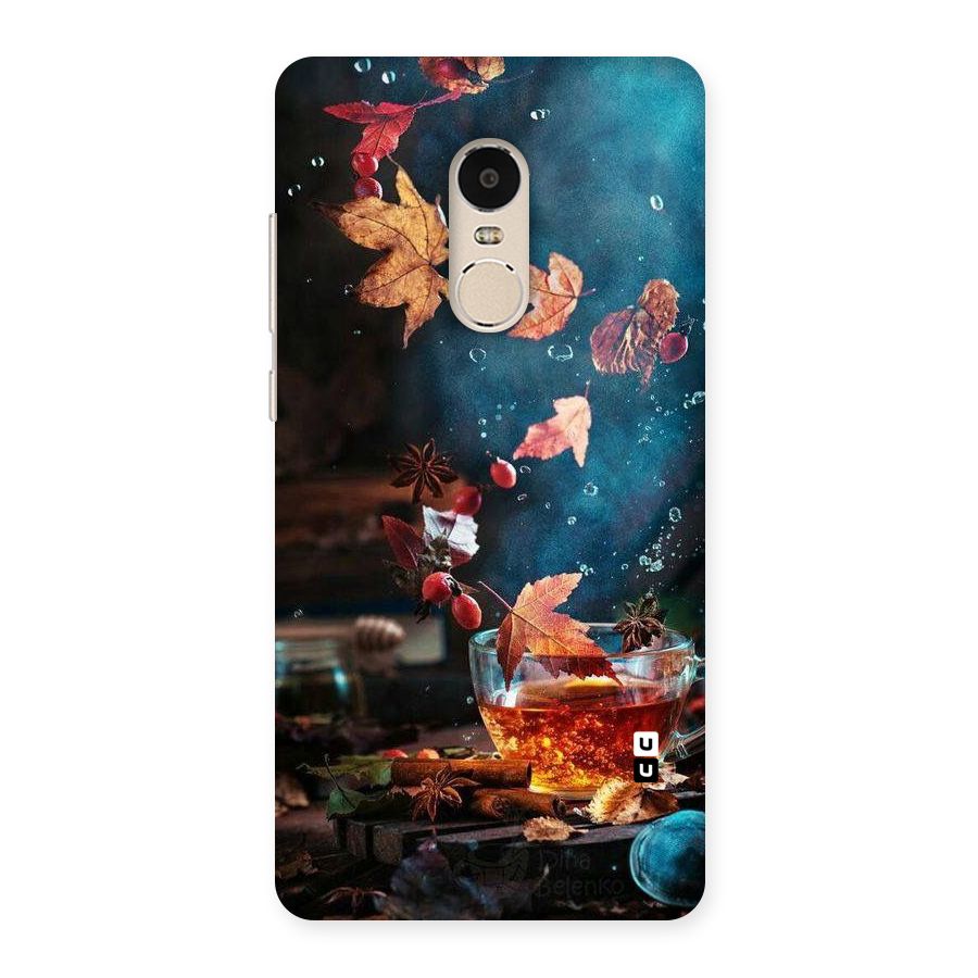 Falling Leaves Tea Back Case for Xiaomi Redmi Note 4