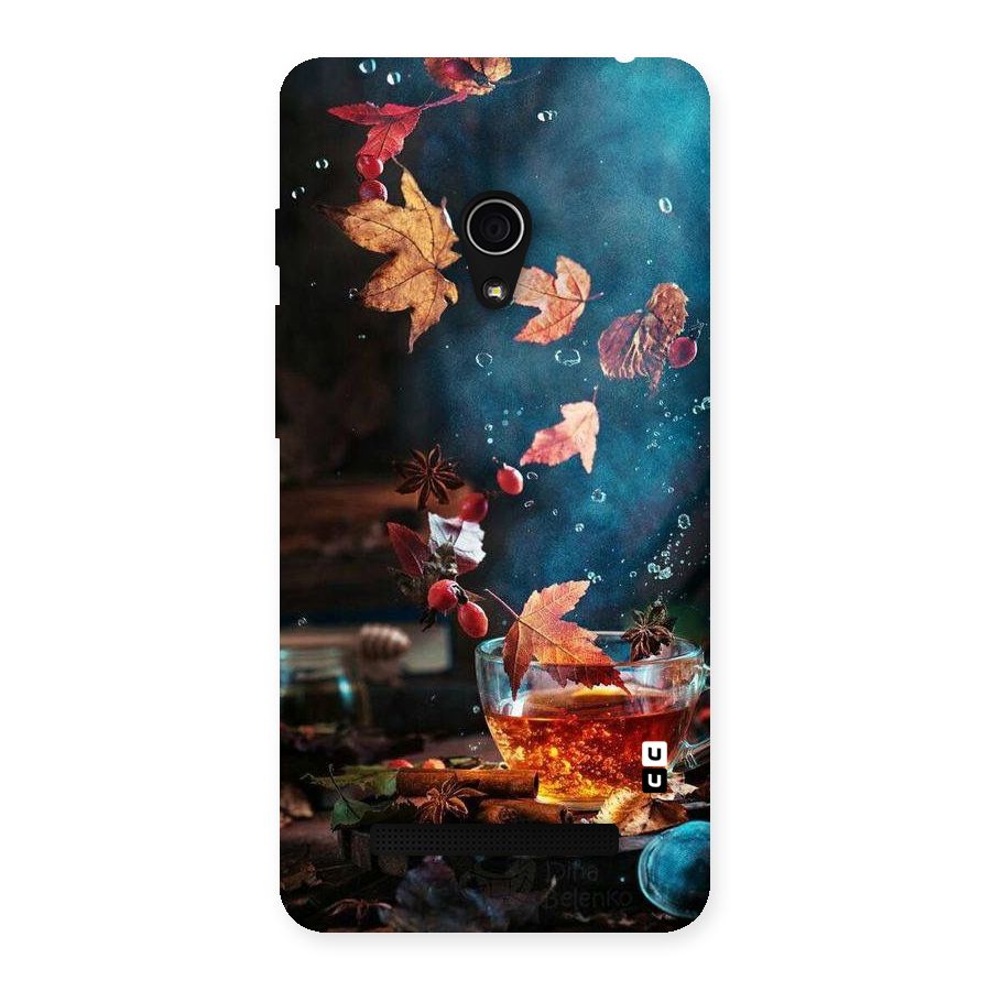 Falling Leaves Tea Back Case for Zenfone 5