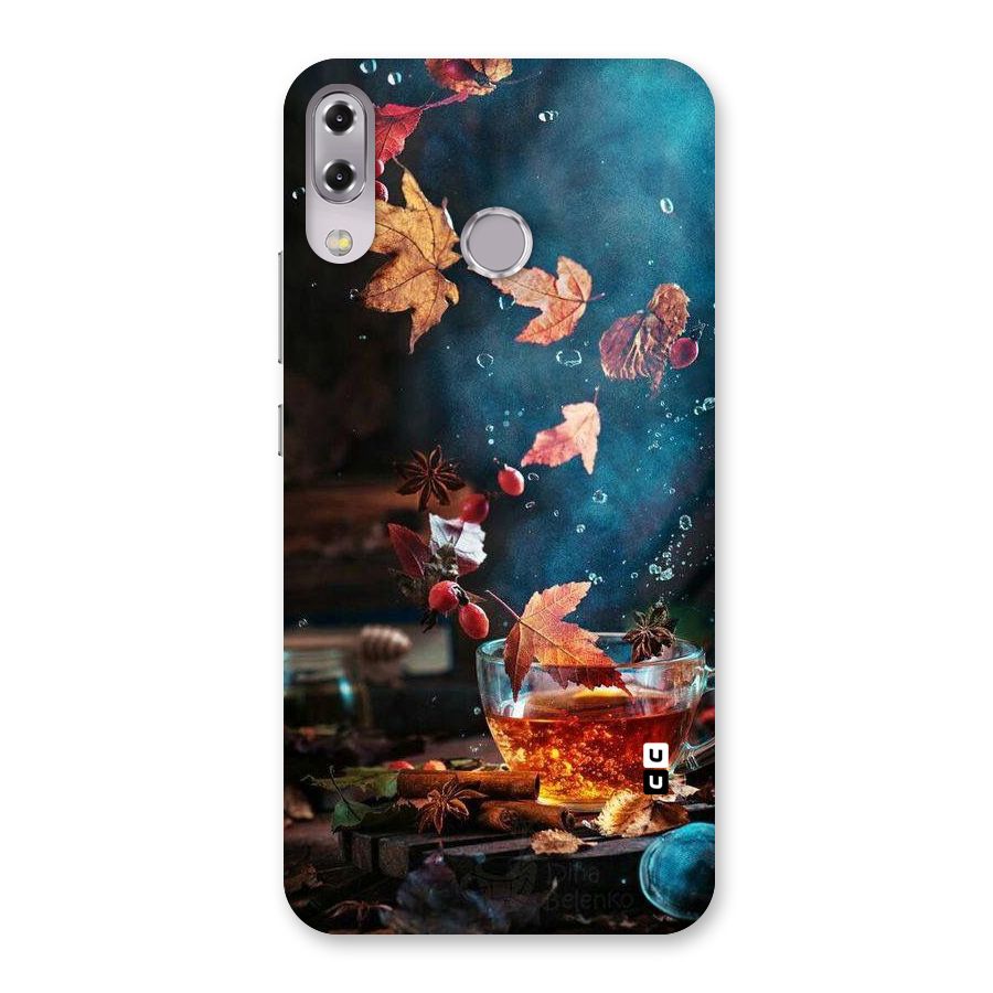 Falling Leaves Tea Back Case for Zenfone 5Z