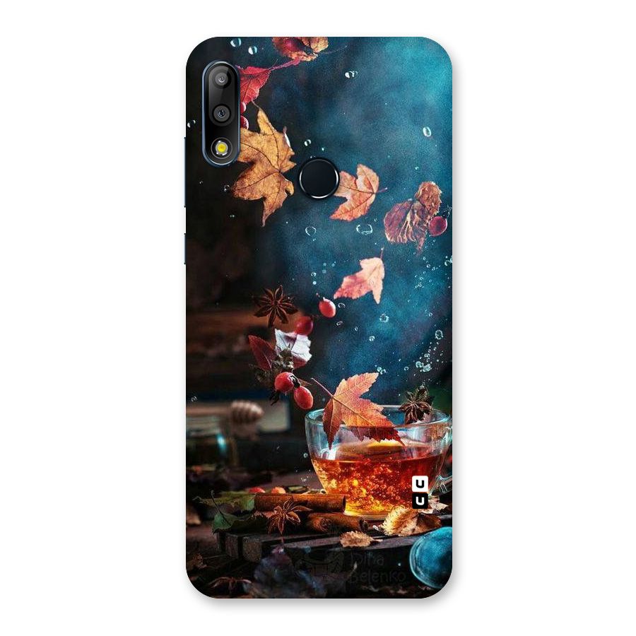 Falling Leaves Tea Back Case for Zenfone Max Pro M2