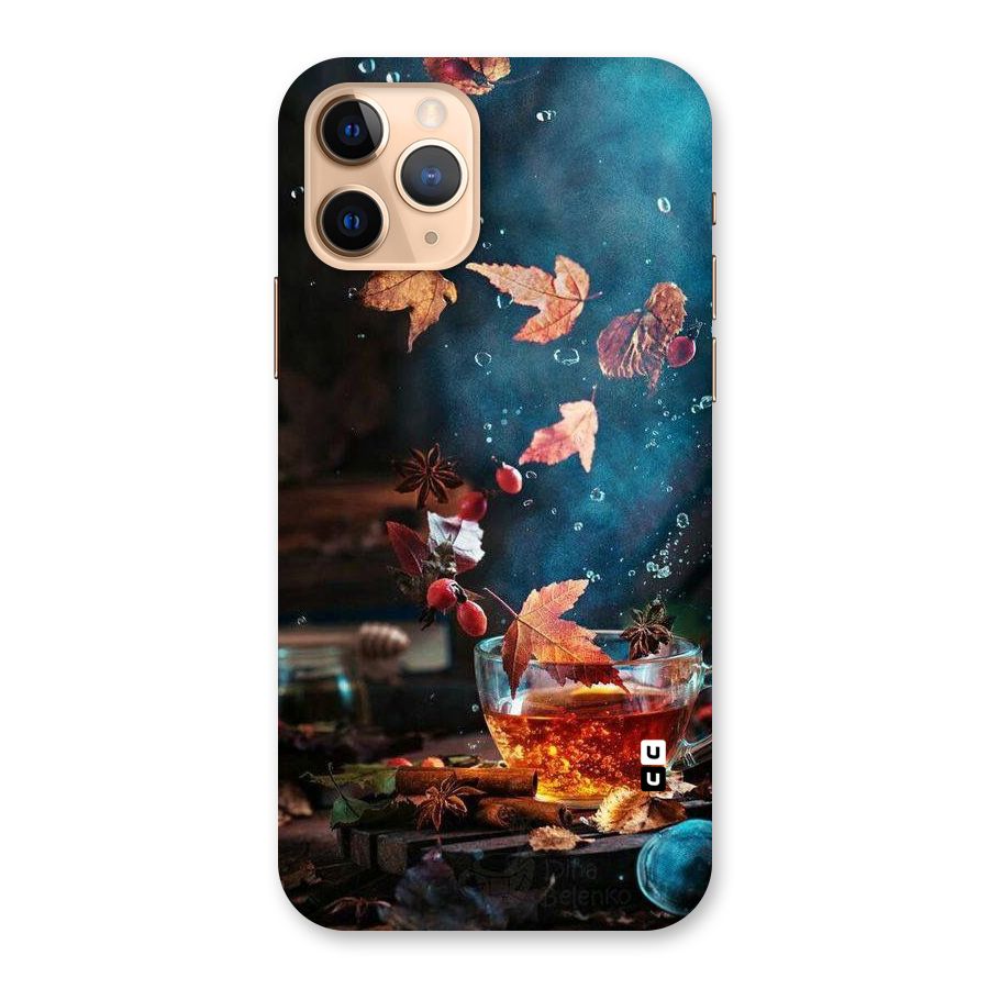 Falling Leaves Tea Back Case for iPhone 11 Pro