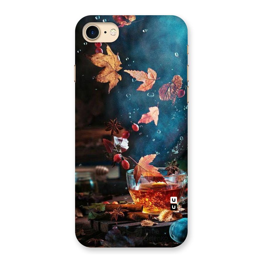 Falling Leaves Tea Back Case for iPhone 7