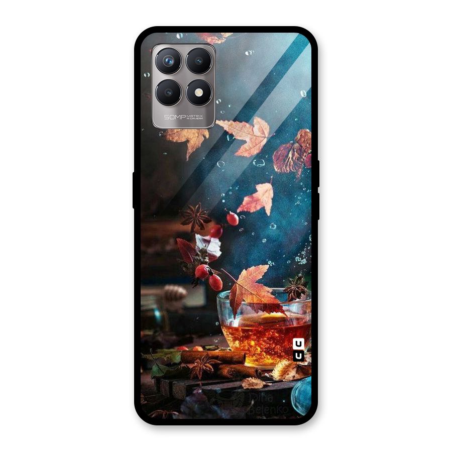 Falling Leaves Tea Glass Back Case for Realme Narzo 50