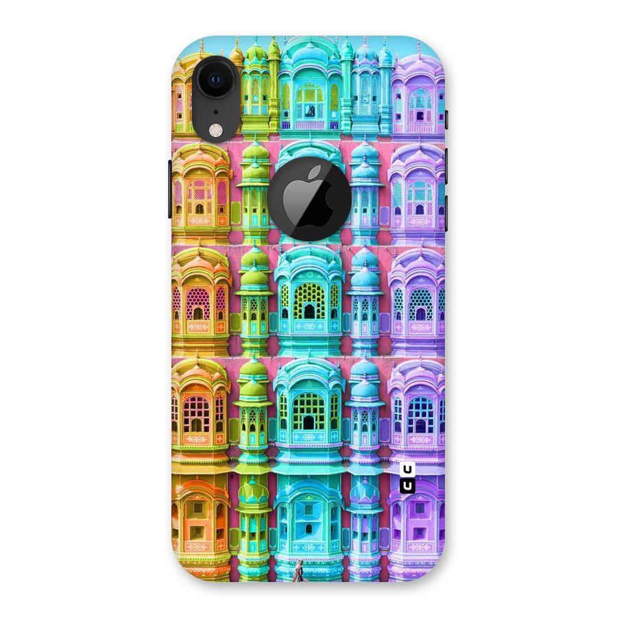 Fancy Architecture Back Case for iPhone XR Logo Cut