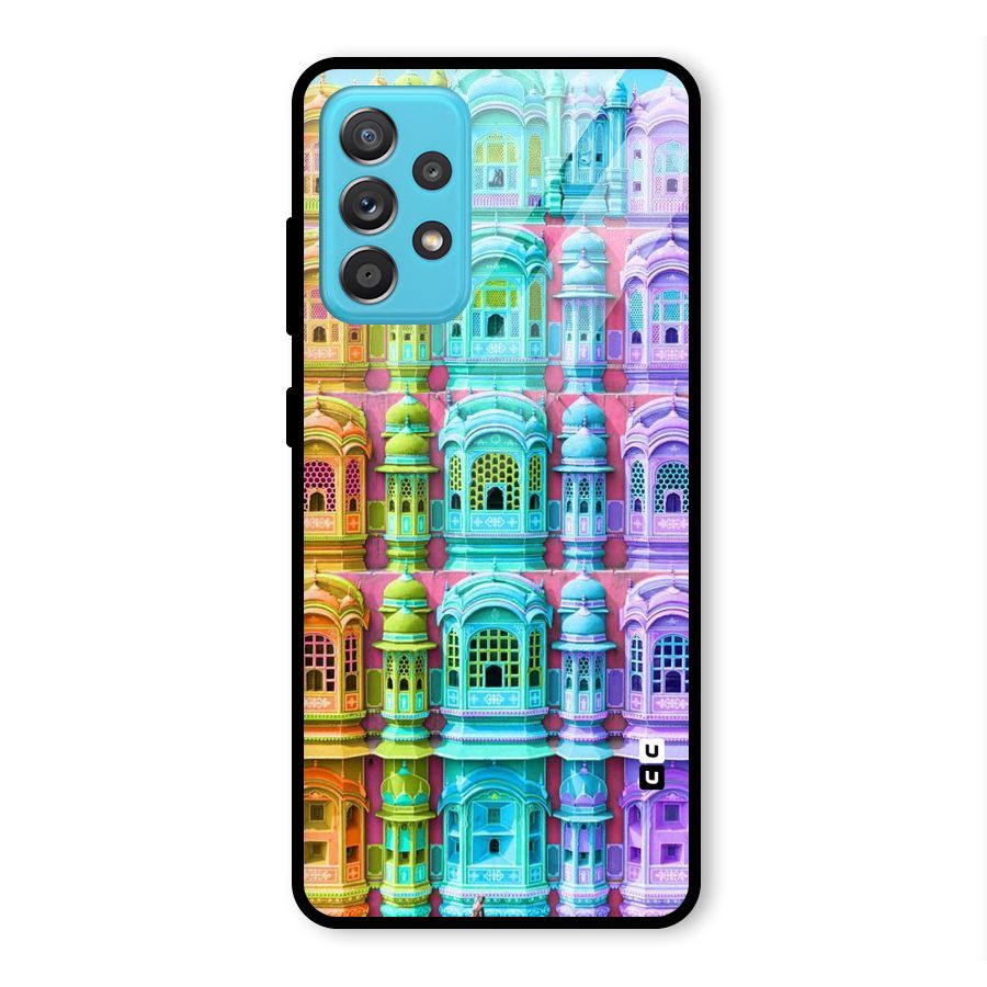 Fancy Architecture Glass Back Case for Galaxy A52s 5G