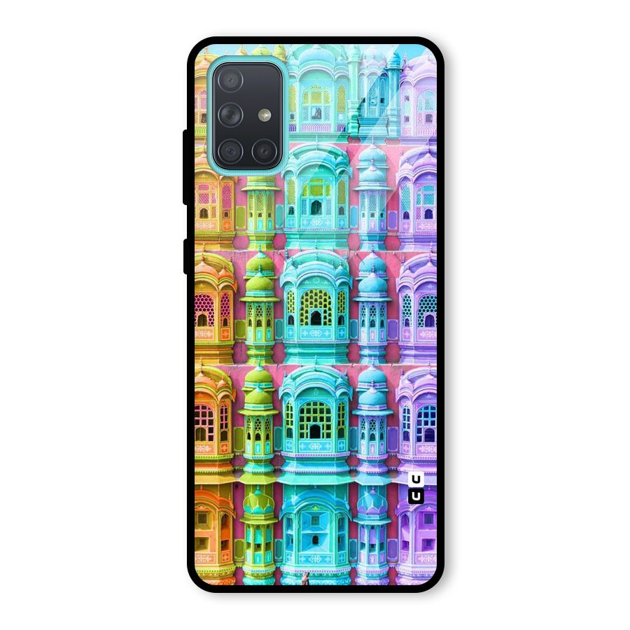 Fancy Architecture Glass Back Case for Galaxy A71