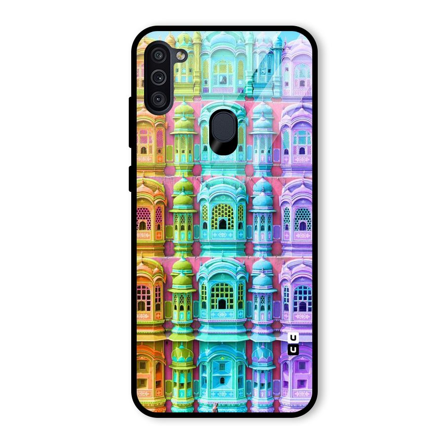 Fancy Architecture Glass Back Case for Galaxy M11