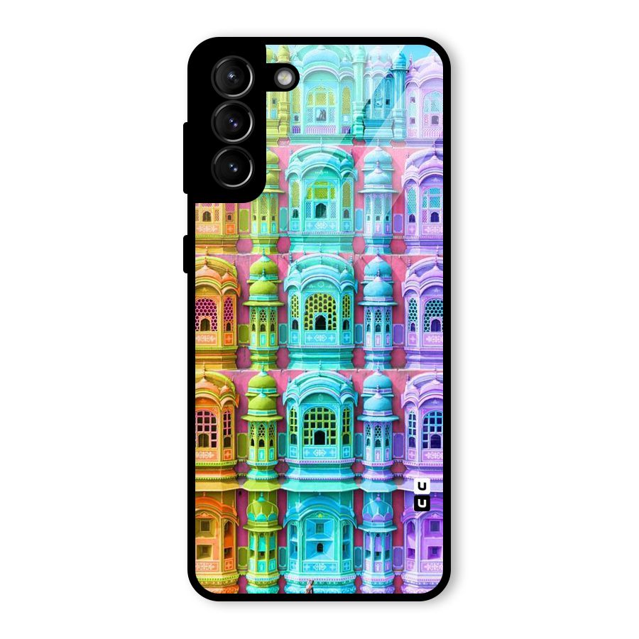 Fancy Architecture Glass Back Case for Galaxy S21 Plus