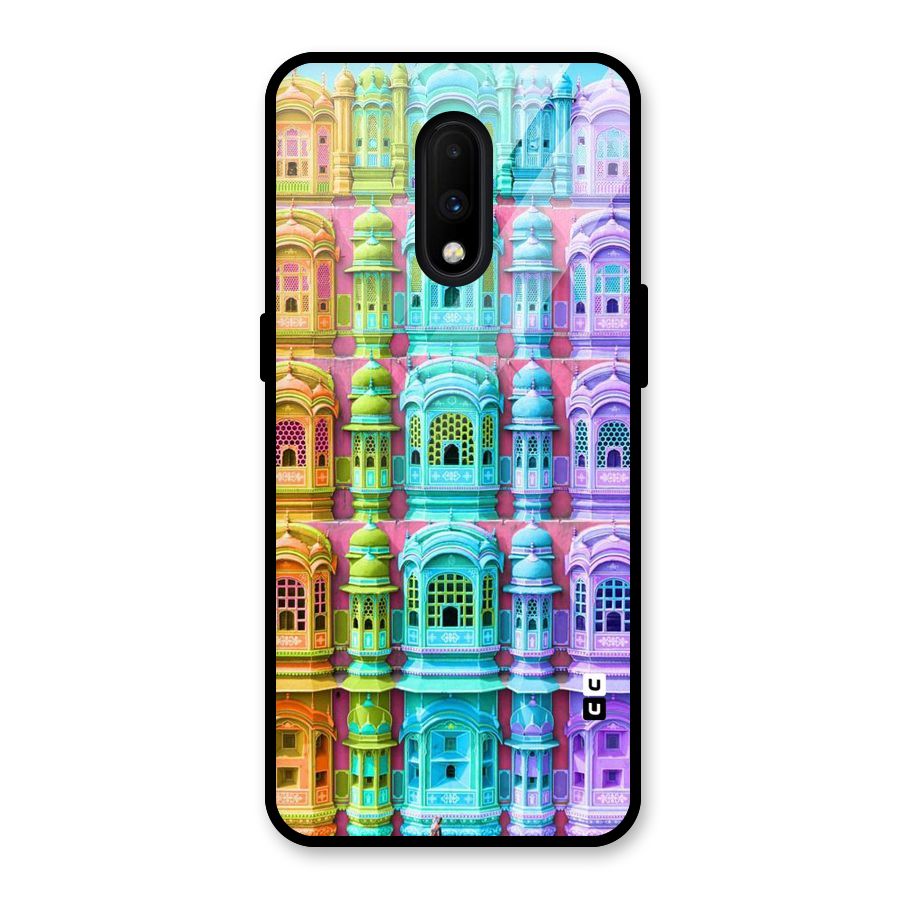 Fancy Architecture Glass Back Case for OnePlus 7