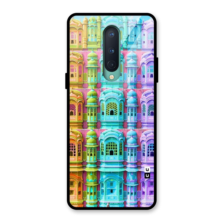 Fancy Architecture Glass Back Case for OnePlus 8