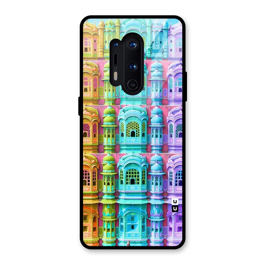 Fancy Architecture Glass Back Case for OnePlus 8 Pro