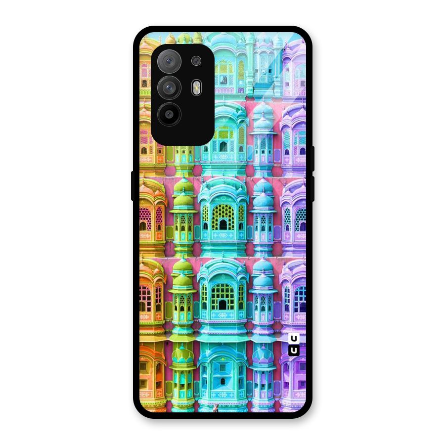 Fancy Architecture Glass Back Case for Oppo F19 Pro Plus 5G