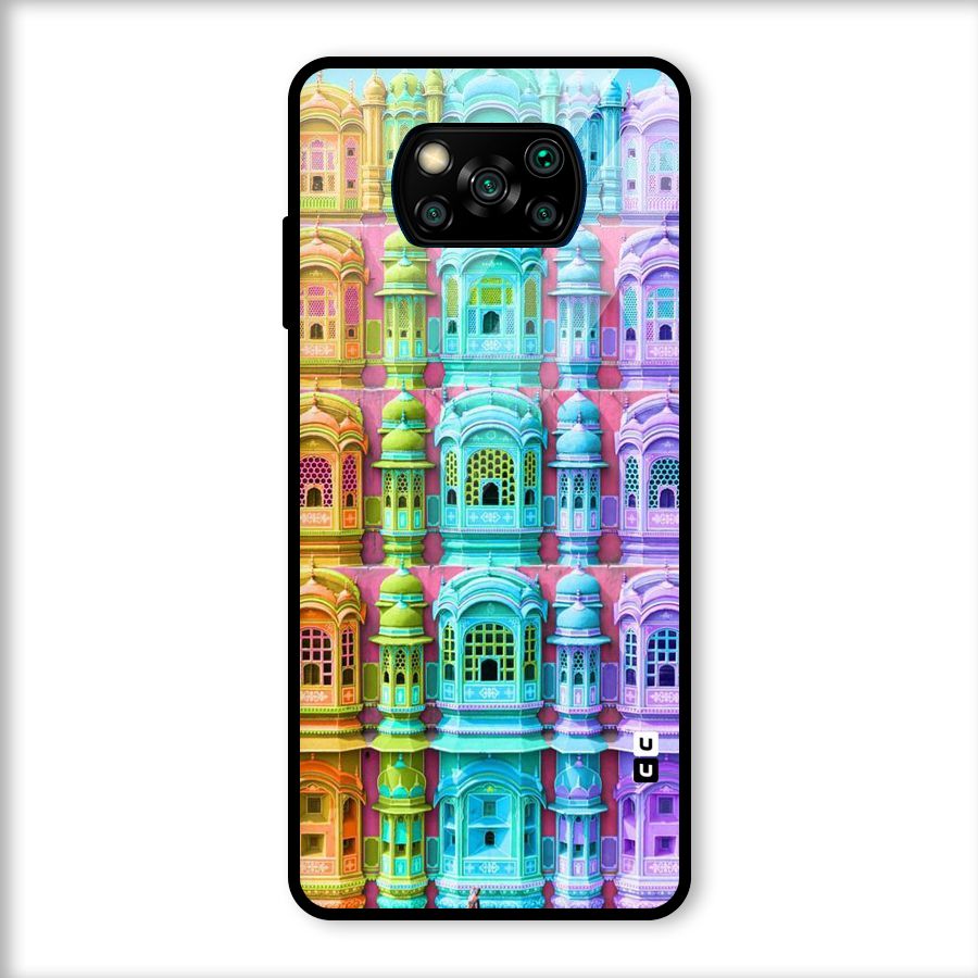 Fancy Architecture Glass Back Case for Poco X3