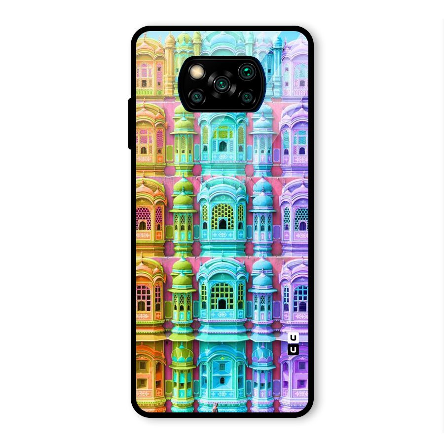 Fancy Architecture Glass Back Case for Poco X3 Pro