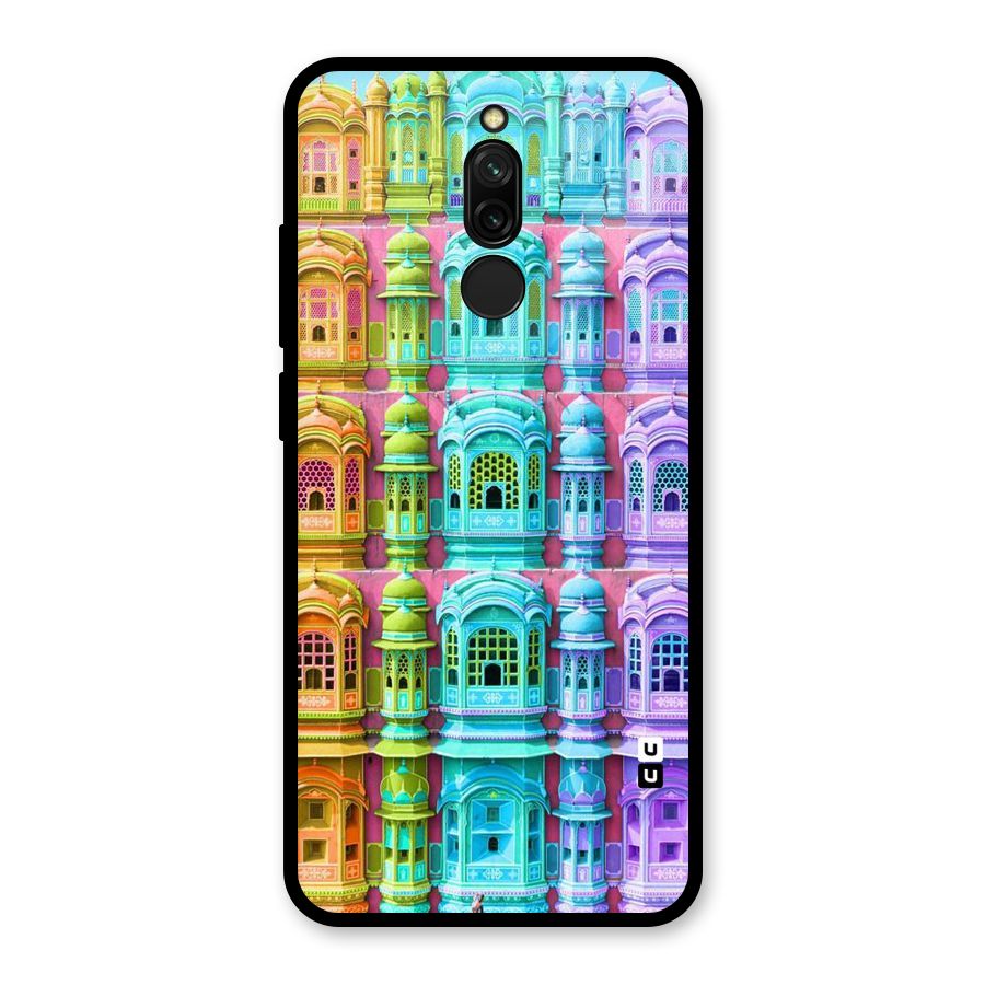 Fancy Architecture Glass Back Case for Redmi 8