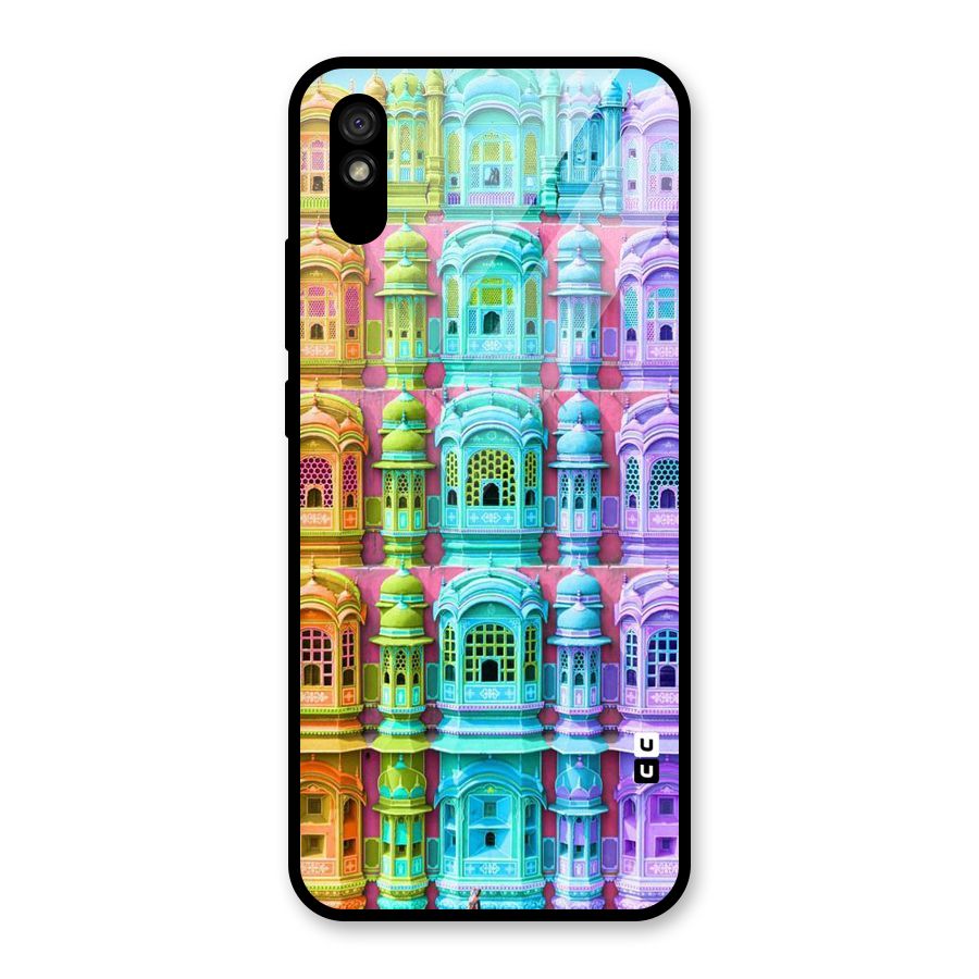 Fancy Architecture Glass Back Case for Redmi 9A