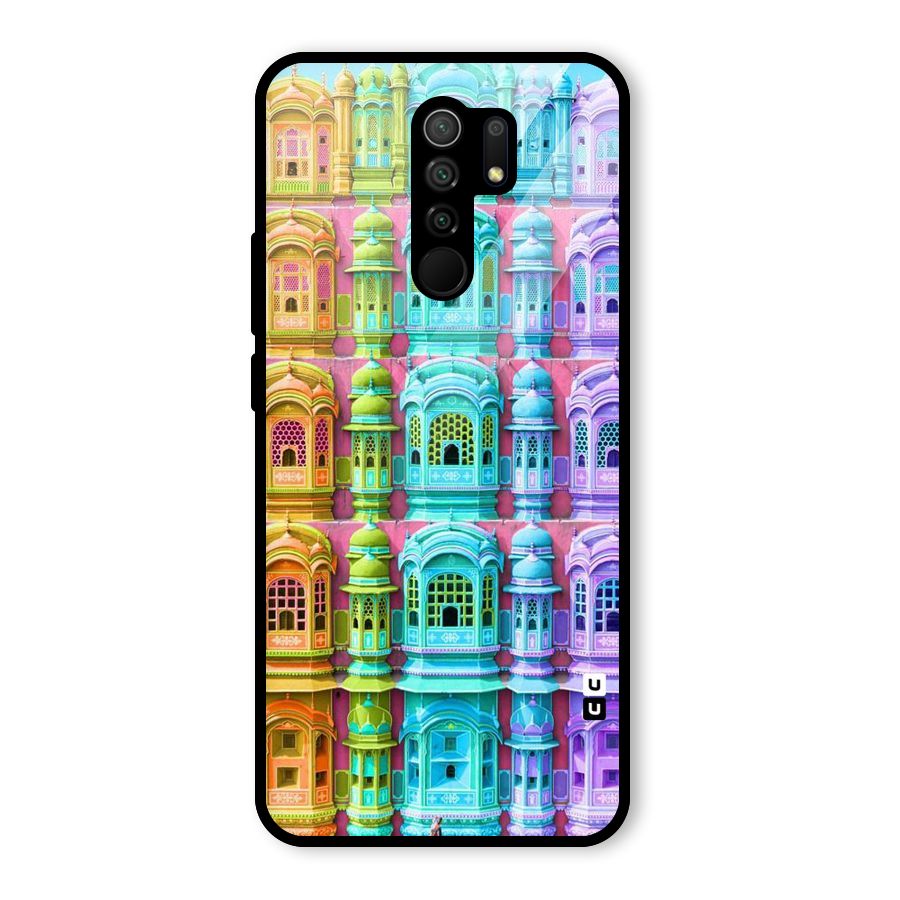Fancy Architecture Glass Back Case for Redmi 9 Prime