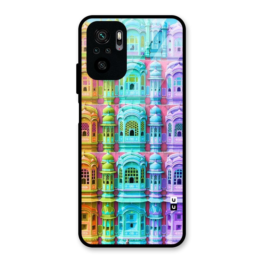 Fancy Architecture Glass Back Case for Redmi Note 10S
