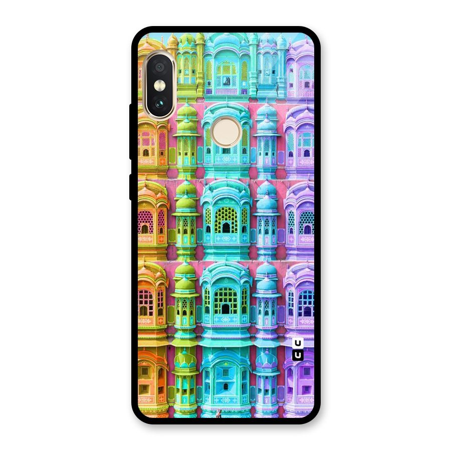 Fancy Architecture Glass Back Case for Redmi Note 5 Pro