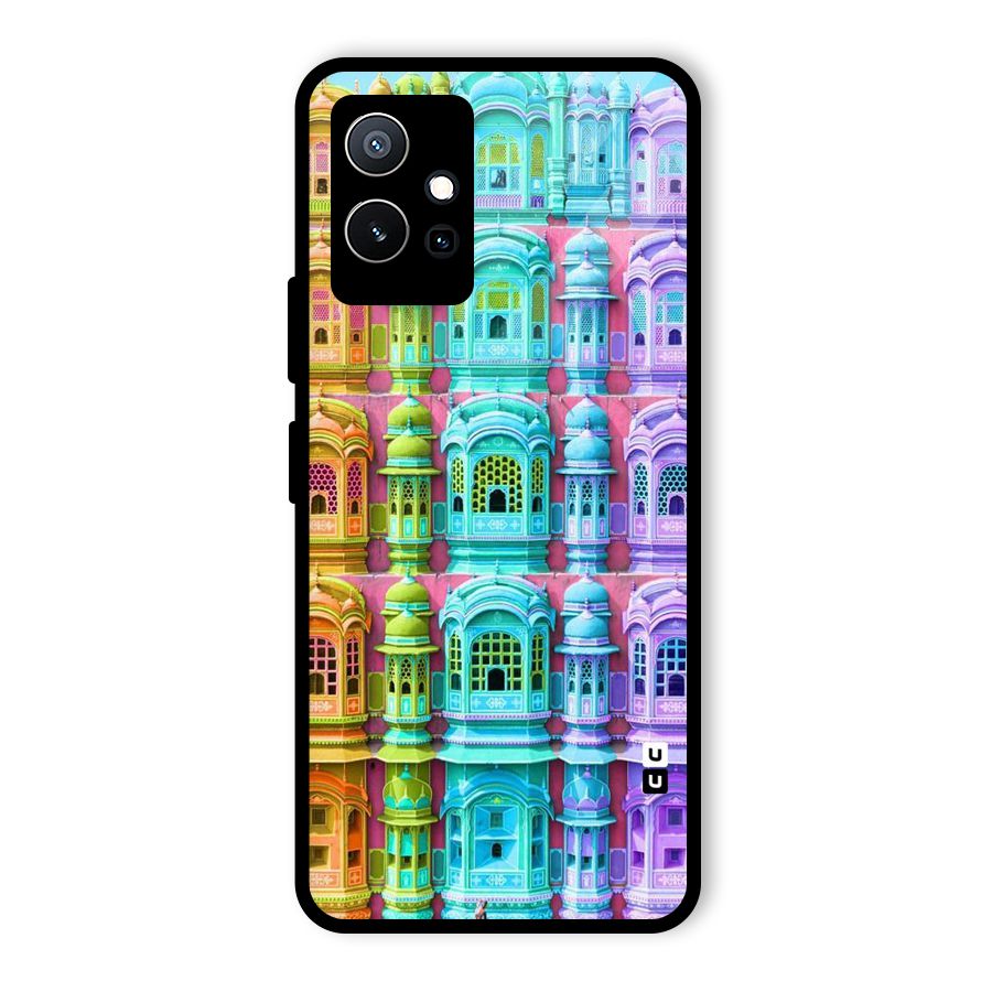 Fancy Architecture Glass Back Case for Vivo T1 5G