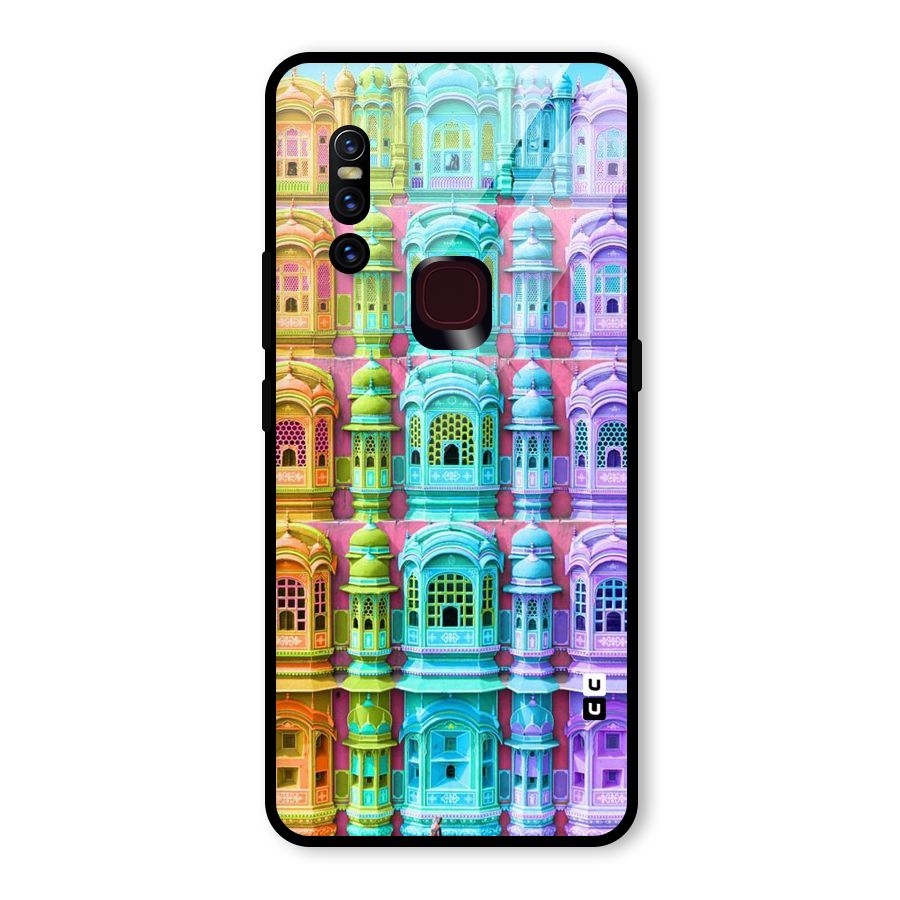 Fancy Architecture Glass Back Case for Vivo V15