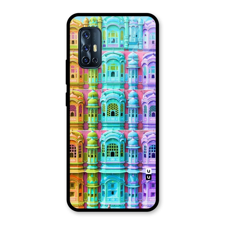 Fancy Architecture Glass Back Case for Vivo V17